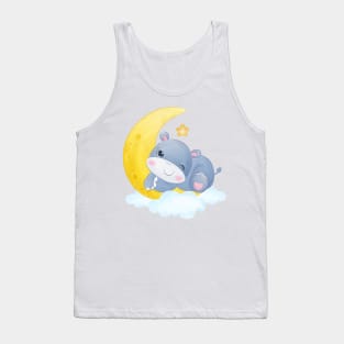 hippopotamus Tank Top